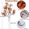 6 Pieces Fall Babys Breath Artificial Flowers Orange Gypsophila Bouquets, Bulk Real Touch Fake Silk Flowers for Fall Home DIY Floral Arrangement Thanksgiving Table Centerpiece Autumn Decoration